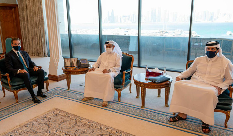 Qatar Finance Minister met Credit Suisse Group Chairman
